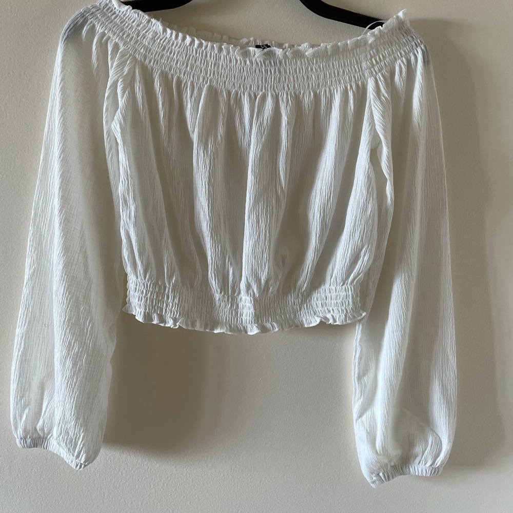 H&M Crop Top with Long Sleeves NWT